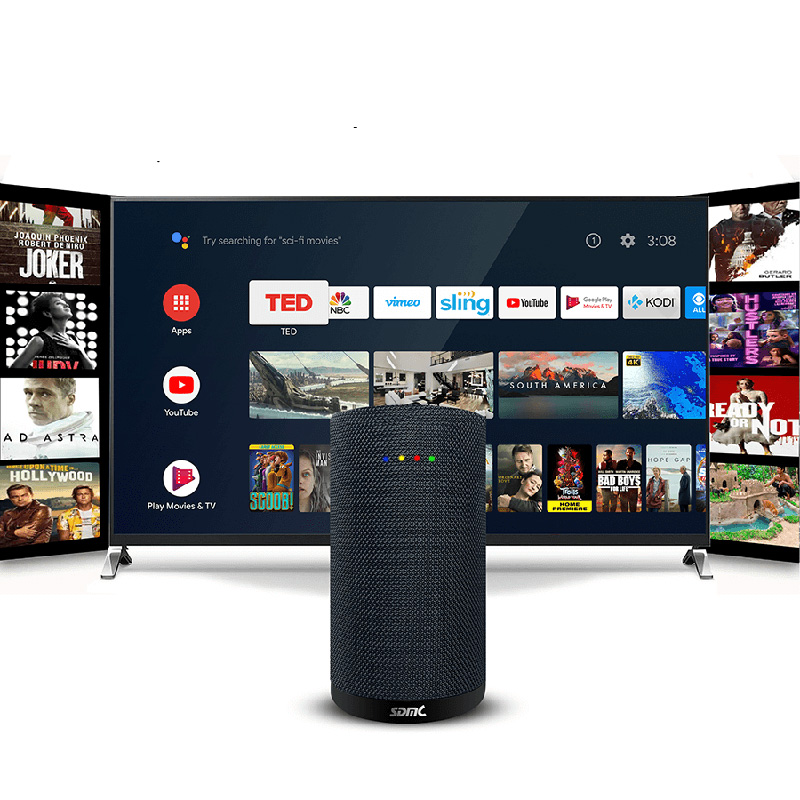 Mød næste generations Android TV Smart Højttaler med digital tv-modtager